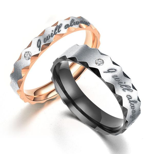 meetvii creative wedding rings for women men black & rose gold stainless steel couple anniversary cz stone lovers gift, Slivery;golden
meetvii creative wedding rings for women men black & rose gold stainless steel couple anniversary cz stone lovers gift, Slivery;golden
