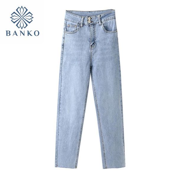 button pencil denim pants retro korean 2021 high waist straight jeans trousers tide streetwear mujer relax elegant chic pant women's, Blue
button pencil denim pants retro korean 2021 high waist straight jeans trousers tide streetwear mujer relax elegant chic pant women's, Blue