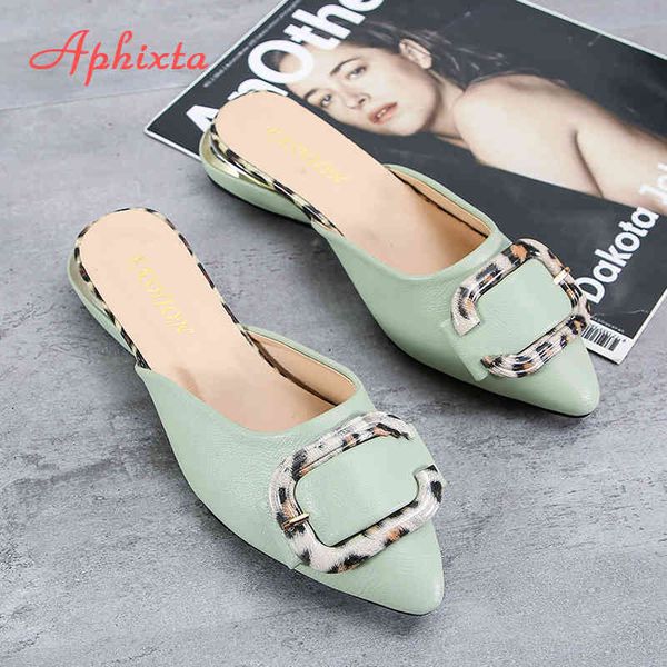 aphixta plus size 44 mules women slides pointed toe leopard buckle weave slippers shoes girl beach 3.5 flip flop slip on slipper k731, Black
aphixta plus size 44 mules women slides pointed toe leopard buckle weave slippers shoes girl beach 3.5 flip flop slip on slipper k731, Black