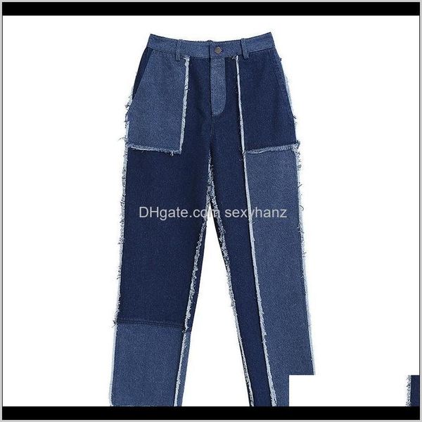 womens clothing apparel drop delivery superaen 2021 fashion jeans spring patchwork denim straight pants women x8hap, Blue
womens clothing apparel drop delivery superaen 2021 fashion jeans spring patchwork denim straight pants women x8hap, Blue