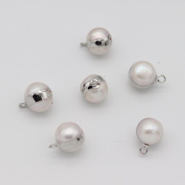 charms natural white round pearl pendant handmade crafts diy necklace bracelet earrings jewelry accessories gift making, Bronze;silver
charms natural white round pearl pendant handmade crafts diy necklace bracelet earrings jewelry accessories gift making, Bronze;silver