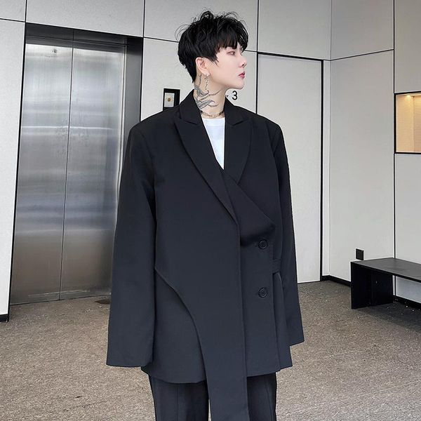 men's suits & blazers autumn clothes korean loose suit dark department personalized tailoring minority hairdresser casual coat fashion, White;black
men's suits & blazers autumn clothes korean loose suit dark department personalized tailoring minority hairdresser casual coat fashion, White;black