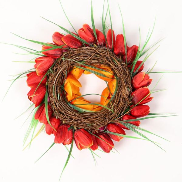 decorative flowers & wreaths tulip handcrafted wreath silk spring front door grapevine display home decor
decorative flowers & wreaths tulip handcrafted wreath silk spring front door grapevine display home decor