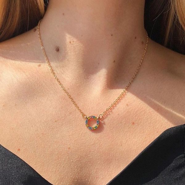 chokers simple crystal paved clavicle chain necklace for women chic hollow round pendant gold choker jewelry, Golden;silver
chokers simple crystal paved clavicle chain necklace for women chic hollow round pendant gold choker jewelry, Golden;silver