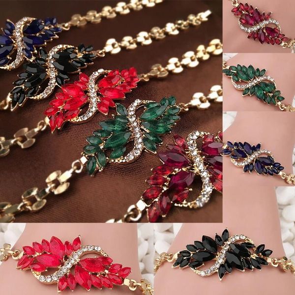 charm bracelets 1pcs fashion crystal leaf shape bangle bracelet for women fasion jewelry, Golden;silver
charm bracelets 1pcs fashion crystal leaf shape bangle bracelet for women fasion jewelry, Golden;silver