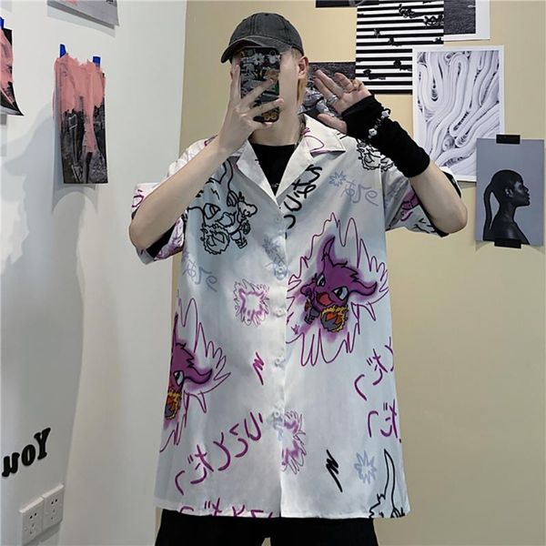 women's blouses & shirts lychee girls harajuku blouse women devil japanese print short sleeve summer ladies female streetwear, White
women's blouses & shirts lychee girls harajuku blouse women devil japanese print short sleeve summer ladies female streetwear, White