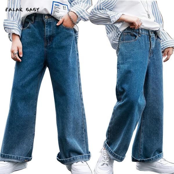 teens jeans for girls pants autumn winter thicken loose wide leg kids trousers denim blue childrens clothing 8 10 12 y
teens jeans for girls pants autumn winter thicken loose wide leg kids trousers denim blue childrens clothing 8 10 12 y