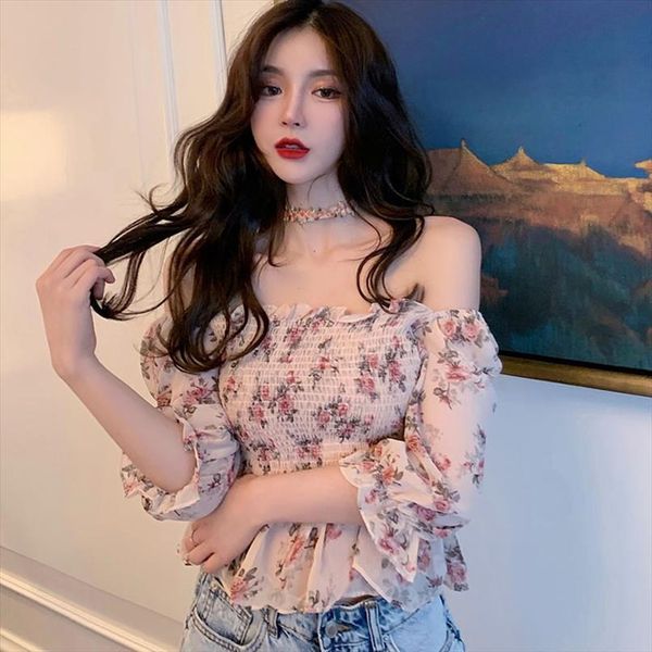 blusas mujer de moda korean women shirts fashion clothing vintage chiffon ruffles floral slash neck butterfly 0594, White
blusas mujer de moda korean women shirts fashion clothing vintage chiffon ruffles floral slash neck butterfly 0594, White