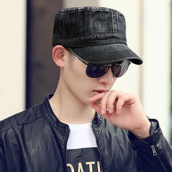 wide brim hats men women vintage baseball caps dad adjustable size 55-60cm fashion flat military hat cotton snapback cap, Blue;gray
wide brim hats men women vintage baseball caps dad adjustable size 55-60cm fashion flat military hat cotton snapback cap, Blue;gray