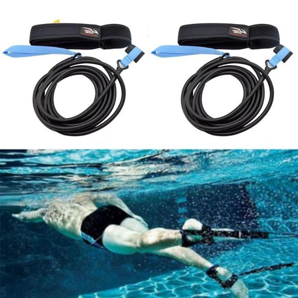 swim training belts bungee cords resistance bands swiming device rope traction tether elastic pool & accessories