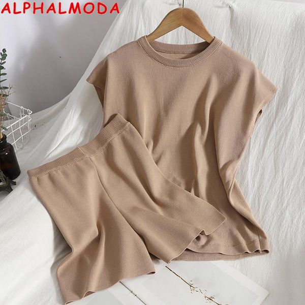 women's tracksuits alphalmoda solid color sleeveless vest + shorts women 2pcs casual knitting set sweater jogging suits, Gray
women's tracksuits alphalmoda solid color sleeveless vest + shorts women 2pcs casual knitting set sweater jogging suits, Gray