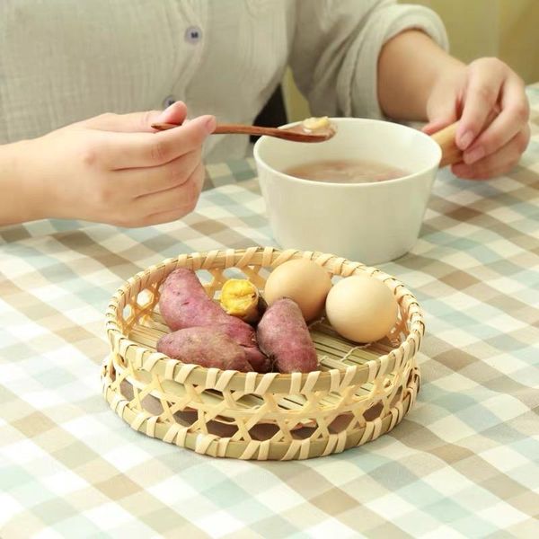 kitchen storage & organization fruit snack tray basket handmade primary color bamboo woven simple breakfast food indoor household items
kitchen storage & organization fruit snack tray basket handmade primary color bamboo woven simple breakfast food indoor household items