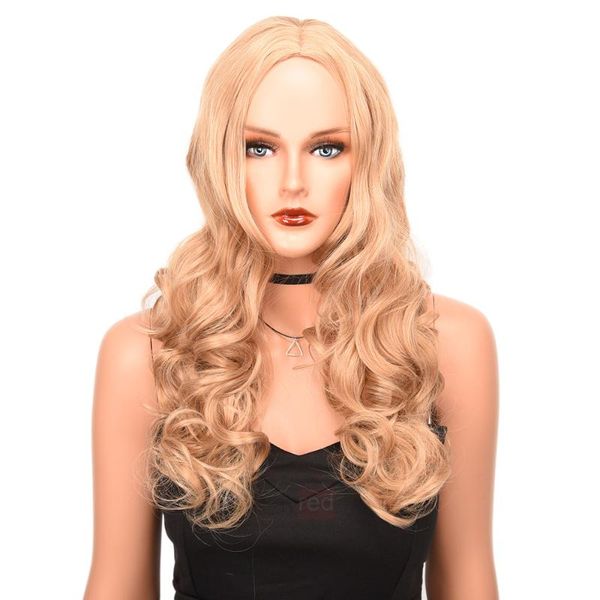 synthetic wigs long natural wave golden blonde hair wig for women daily wear white black party use
synthetic wigs long natural wave golden blonde hair wig for women daily wear white black party use