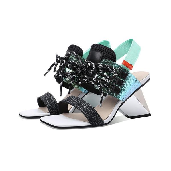 sandals fanyuan women high heels mixed colors genuine leather pumps summer night club dancing shoes woman, Black
sandals fanyuan women high heels mixed colors genuine leather pumps summer night club dancing shoes woman, Black