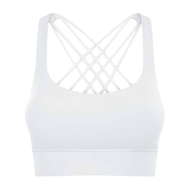 running fitness body sports trend underwear women's no steel ring widened hem cross beautiful back shockproof gathered gym clothing, White;black
running fitness body sports trend underwear women's no steel ring widened hem cross beautiful back shockproof gathered gym clothing, White;black
