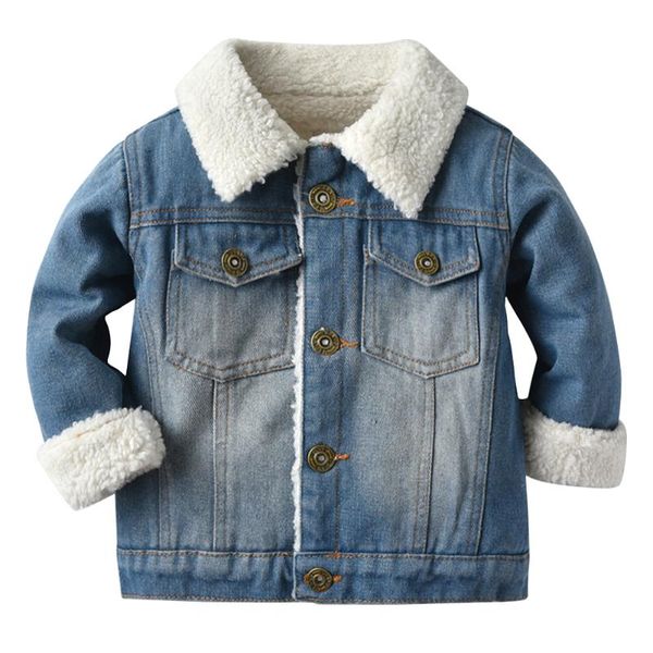 jackets boys cowboy coat lapel denim winter jean outerwear girls warm long sleeve casual thicken single-breasted clothes, Blue;gray
jackets boys cowboy coat lapel denim winter jean outerwear girls warm long sleeve casual thicken single-breasted clothes, Blue;gray