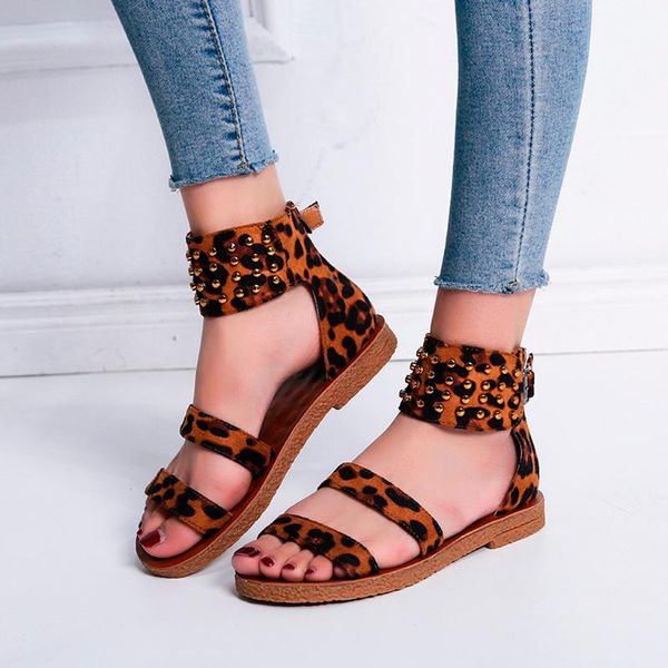 women sandals 2021 rivet leopard flat summer beach shoes buckle gladiator casual sandales femme, Black
women sandals 2021 rivet leopard flat summer beach shoes buckle gladiator casual sandales femme, Black