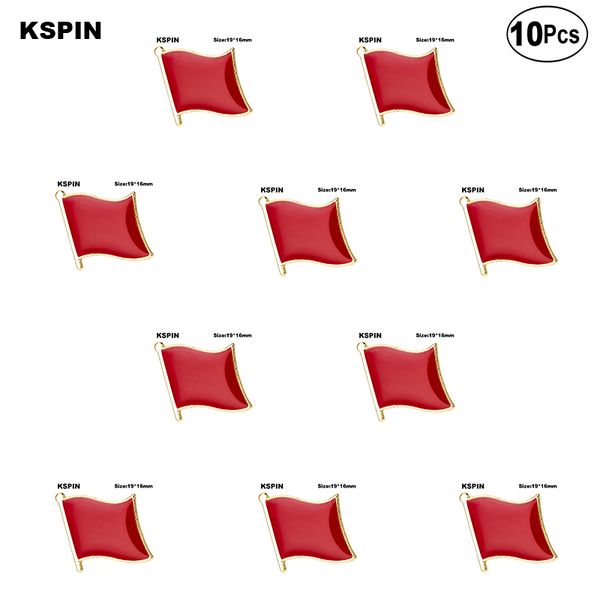 red flag lapel pin flag badge brooch pins badges 10pcs a lot, Gray
red flag lapel pin flag badge brooch pins badges 10pcs a lot, Gray