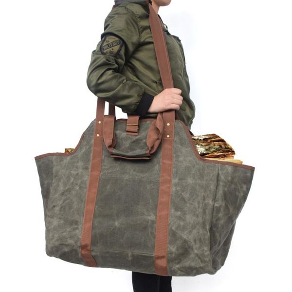 storage bags durable supersized canvas firewood wood carrier bag log camping outdoor holder carry wooden hand
storage bags durable supersized canvas firewood wood carrier bag log camping outdoor holder carry wooden hand
