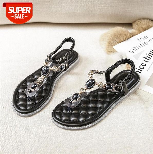 net red transparent sandals women wear and slippers flat roman plus size women's shoes 43 #j31v, Black
net red transparent sandals women wear and slippers flat roman plus size women's shoes 43 #j31v, Black