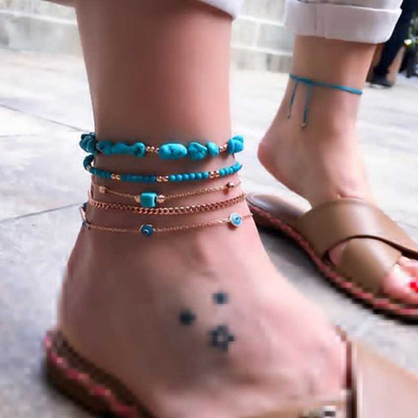 tocona boho blue stone beaded eye anklet set for women adjustable multilayer chain foot statement jewelry accessoriea03503 anklets, Red;blue
tocona boho blue stone beaded eye anklet set for women adjustable multilayer chain foot statement jewelry accessoriea03503 anklets, Red;blue