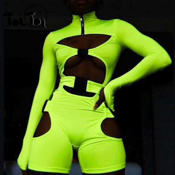 women's jumpsuits & rompers 2021 spring fluorescence green romper women jumpsuit long sleeve buckles high street short playsuits summer, Black;white
women's jumpsuits & rompers 2021 spring fluorescence green romper women jumpsuit long sleeve buckles high street short playsuits summer, Black;white