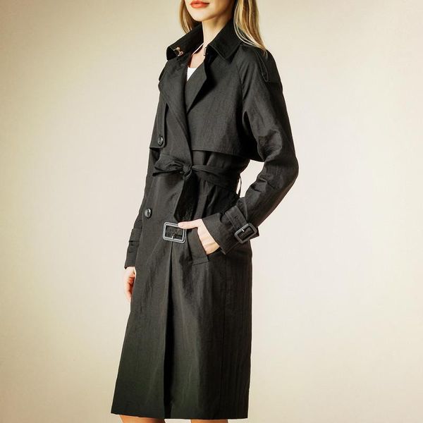 women's trench coats coat for women spring double breasted long slim windbreaker casaco feminino autumn outerwear abrigos mujer lx2626, Tan;black
women's trench coats coat for women spring double breasted long slim windbreaker casaco feminino autumn outerwear abrigos mujer lx2626, Tan;black