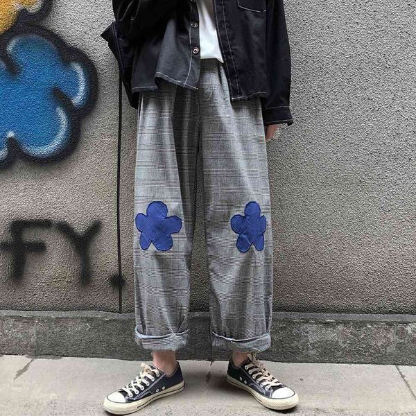 men's pants embroidery flower printing wide leg lattice leisure casual hip-hop style trousers size m-xl jze3, Black
men's pants embroidery flower printing wide leg lattice leisure casual hip-hop style trousers size m-xl jze3, Black