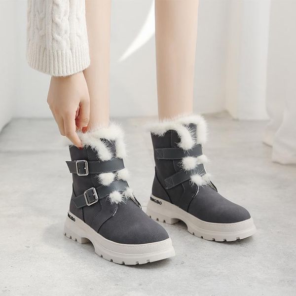 boots 2021 winter warm shoes women platform fashion brand real leather snow plush female botas mujer with fur ladies ankle, Black
boots 2021 winter warm shoes women platform fashion brand real leather snow plush female botas mujer with fur ladies ankle, Black