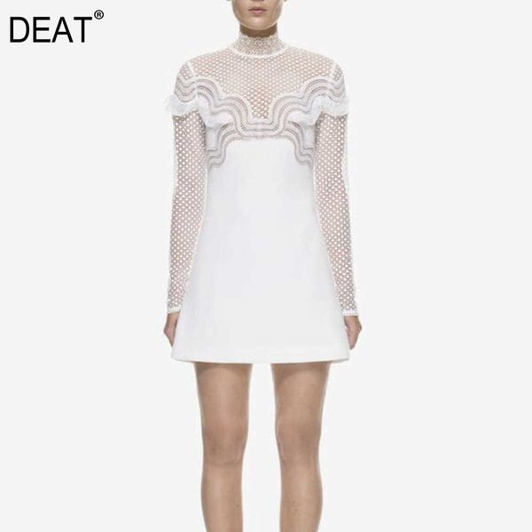 deat women fashion half high collar waist hollow out long sleeve splicing mini dress summer 13d007 210527, Black;gray
deat women fashion half high collar waist hollow out long sleeve splicing mini dress summer 13d007 210527, Black;gray
