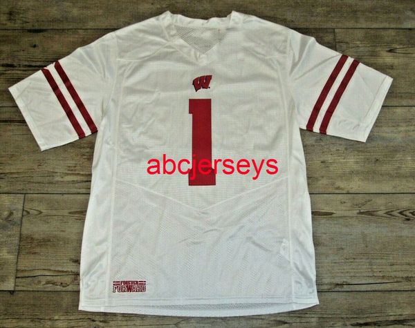 custom stitched wisconsin badgers #1 white football jersey men women youth football jersey xs-6xl, Black
custom stitched wisconsin badgers #1 white football jersey men women youth football jersey xs-6xl, Black