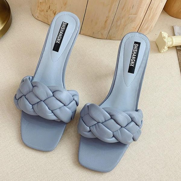 dress shoes nice summer square toe woven korean style outdoor slippers open high heel women's chaopao zapatos de mujer, Black
dress shoes nice summer square toe woven korean style outdoor slippers open high heel women's chaopao zapatos de mujer, Black