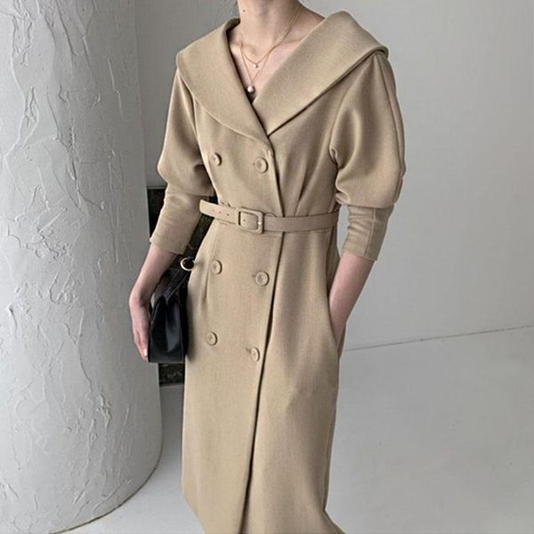 casual dresses women vintage elegant midi dress double breasted long sleeve belt design female office style mid calf retro qa055, Black;gray
casual dresses women vintage elegant midi dress double breasted long sleeve belt design female office style mid calf retro qa055, Black;gray
