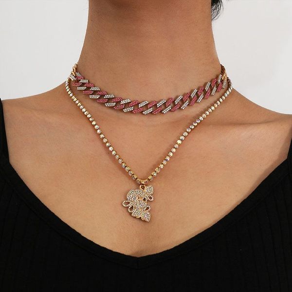 punk exaggerated rhinestone butterfly pendant necklace women vintage multilayer geometric thick chain jewelry necklaces, Silver
punk exaggerated rhinestone butterfly pendant necklace women vintage multilayer geometric thick chain jewelry necklaces, Silver