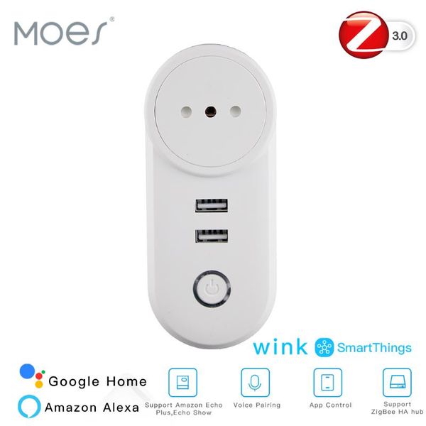 smart power plugs it zigbee3.0 dual usb wireless socket plug smartthings app remote control echo plus voice work with alexa google home
smart power plugs it zigbee3.0 dual usb wireless socket plug smartthings app remote control echo plus voice work with alexa google home