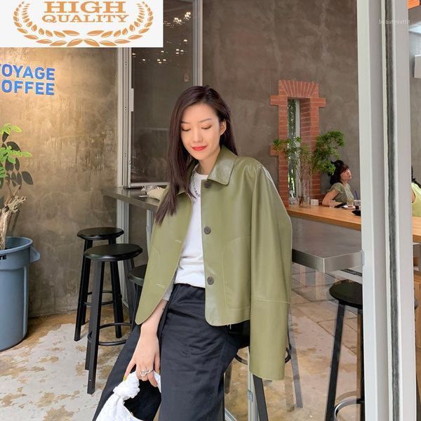 real genuine leather jacket women short sheepskin coat female spring autumn korean clothing 2021 women's & faux, Black
real genuine leather jacket women short sheepskin coat female spring autumn korean clothing 2021 women's & faux, Black