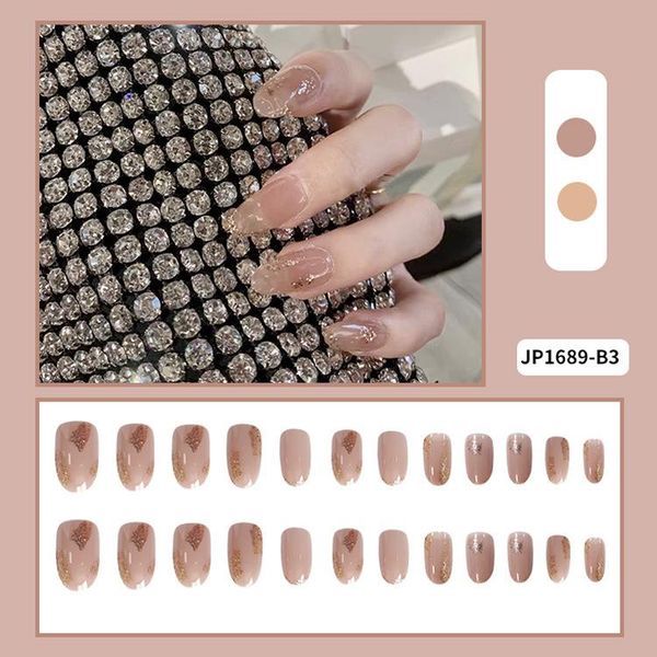 false nails long nail piece 24 pcs nude boba tea color stick on jelly round tip glossy manicure for salon art diy, Red;gold
false nails long nail piece 24 pcs nude boba tea color stick on jelly round tip glossy manicure for salon art diy, Red;gold