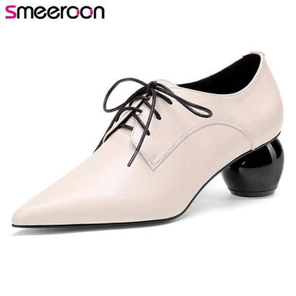 dress shoes smeeroon 2021 vintage genuine leather women pumps pointed toe strange heel spring summer single woman, Black
dress shoes smeeroon 2021 vintage genuine leather women pumps pointed toe strange heel spring summer single woman, Black