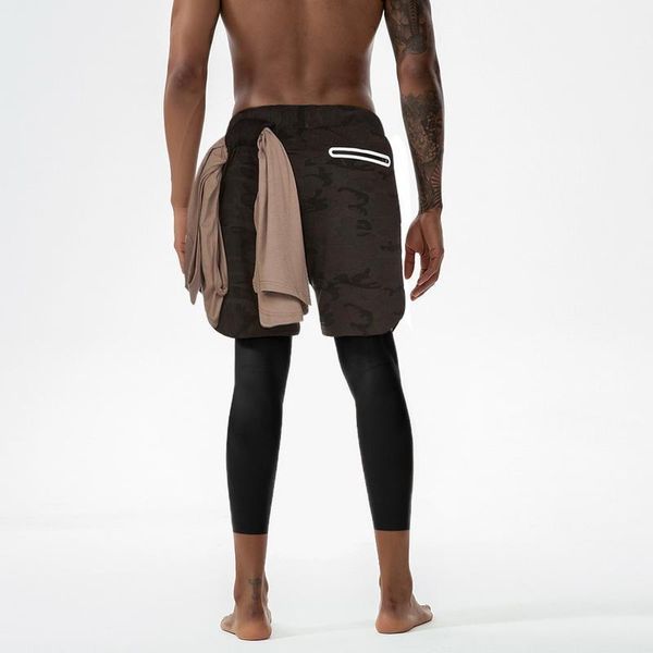 men 2 in 1 pants built-in pockets hips hidden zipper sports fitness trousers drawstring mens men's shorts, White;black
men 2 in 1 pants built-in pockets hips hidden zipper sports fitness trousers drawstring mens men's shorts, White;black