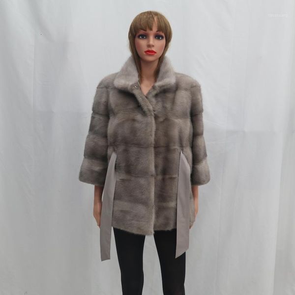 women's fur & faux fashionable coat for women in real jacket slim warm stand collar natural mink winter wshg, Black
women's fur & faux fashionable coat for women in real jacket slim warm stand collar natural mink winter wshg, Black