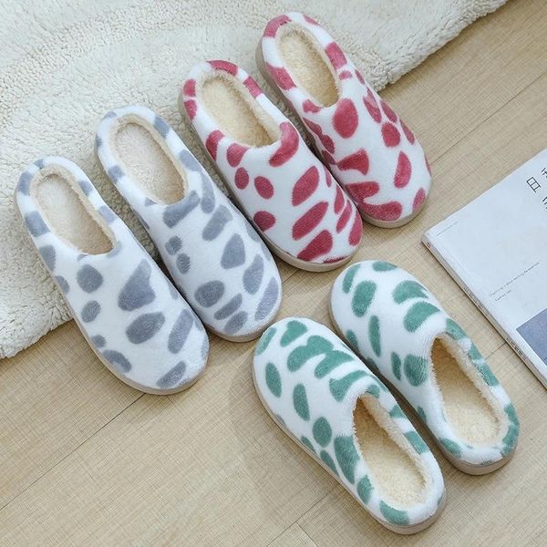 slippers winter home simple ladies cotton polka dot pattern retro thick bottom antiskid mens leisure flats, Black
slippers winter home simple ladies cotton polka dot pattern retro thick bottom antiskid mens leisure flats, Black
