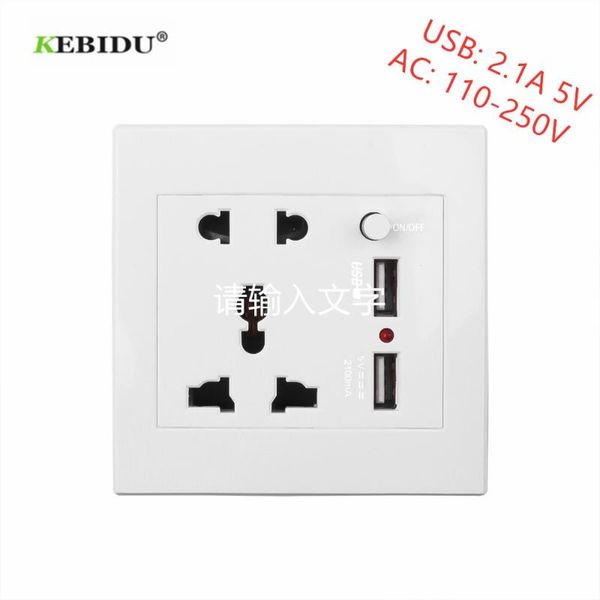 smart power plugs universal 2.1a dual usb wall socket charger ac 110-250v eu home 2 ports outlet adapter w/switch
smart power plugs universal 2.1a dual usb wall socket charger ac 110-250v eu home 2 ports outlet adapter w/switch