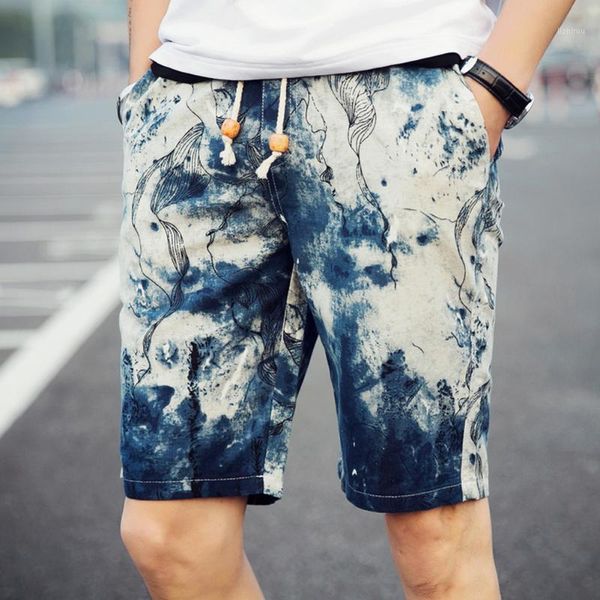 loose breathable men shorts fitness floral printed summer beach casual linen quick dry knee length pants jogger men's, White;black
loose breathable men shorts fitness floral printed summer beach casual linen quick dry knee length pants jogger men's, White;black