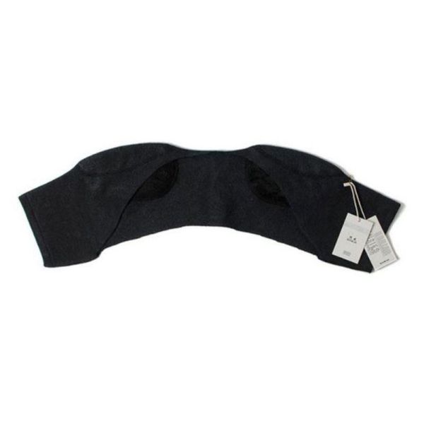 double shoulder support brace winter warmer protector wrap back, Black;blue 
double shoulder support brace winter warmer protector wrap back, Black;blue