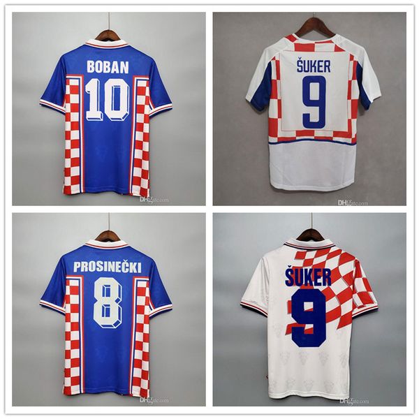 TOP 1998 RETRO FOOTBALL SHIRTS SUKER 9 BOBAN BILIC CLASSIC 98 VINTAGE Soccer jerseys thailand quality football shirt camiseta futbol maillot, Grey
TOP 1998 RETRO FOOTBALL SHIRTS SUKER 9 BOBAN BILIC CLASSIC 98 VINTAGE Soccer jerseys thailand quality football shirt camiseta futbol maillot, Grey