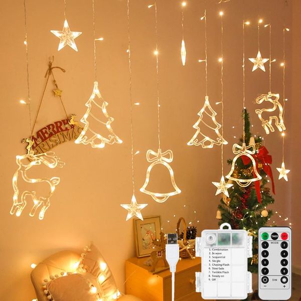 strings 138 leds curtain lights christmas with remote control usb & battery operated led fairy string for home decoration
strings 138 leds curtain lights christmas with remote control usb & battery operated led fairy string for home decoration