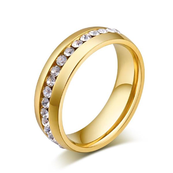 wedding rings simple classic zircon ring titanium stainless steel trendy for women girl as christmas  jewelry accessories gifts, Slivery;golden
wedding rings simple classic zircon ring titanium stainless steel trendy for women girl as christmas  jewelry accessories gifts, Slivery;golden