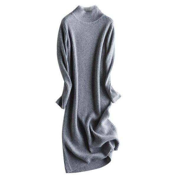 casual dresses women 2021 autumn knitted dress gray long sleeve turtleneck sweater women's clothing, Black;gray
casual dresses women 2021 autumn knitted dress gray long sleeve turtleneck sweater women's clothing, Black;gray