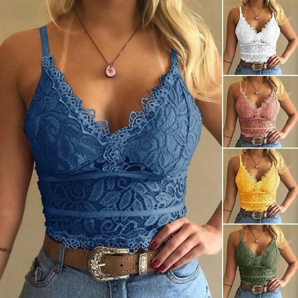 women's tanks & camis 2021 lingerie women bralette plus size vest crop wireless lace bras v-neck underwear bras, White
women's tanks & camis 2021 lingerie women bralette plus size vest crop wireless lace bras v-neck underwear bras, White