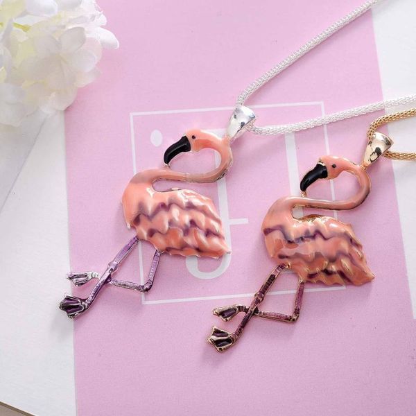 chains 2021 sells epoxy multicolor flamingo animal pendant necklace jewelry for women, Silver
chains 2021 sells epoxy multicolor flamingo animal pendant necklace jewelry for women, Silver